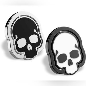 Cell Phone Skull Ring Grip